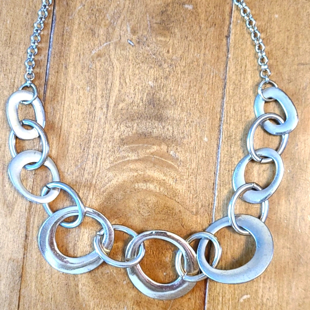 Liz Claiborne silver necklace.